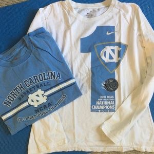 2009 UNC basketball national championship tees